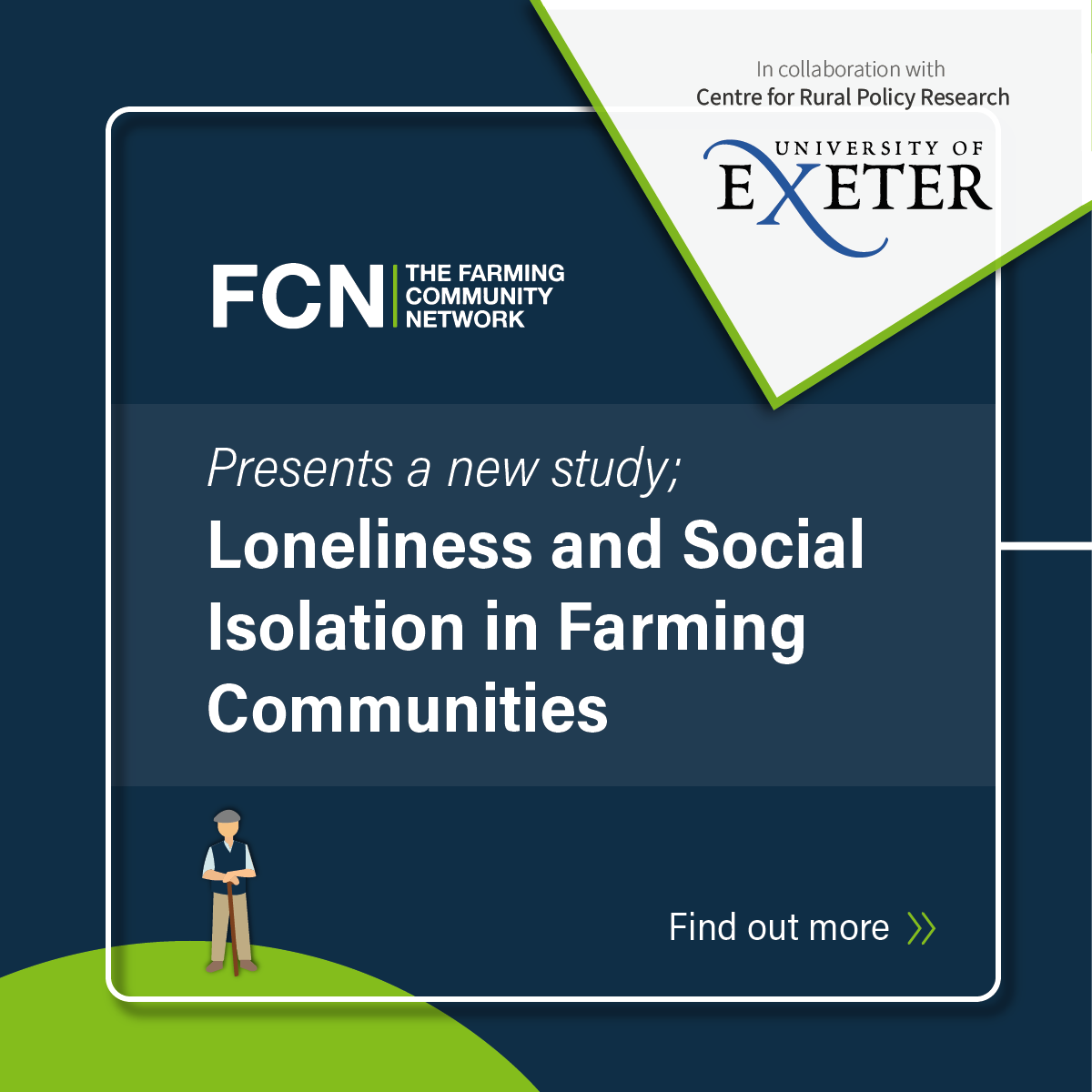 NEW STUDY CALLS FOR “CULTURE CHANGE” IN FARMING TO ADDRESS LONELINESS, ISOLATION AND MENTAL ILL-HEALTH